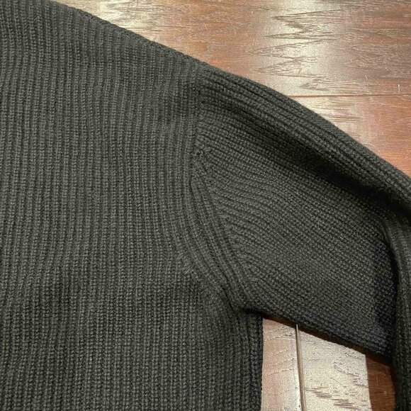 Quince Mongolian Cashmere Fisherman Boxy Cropped Cardigan Sweater - Picture 8 of 8